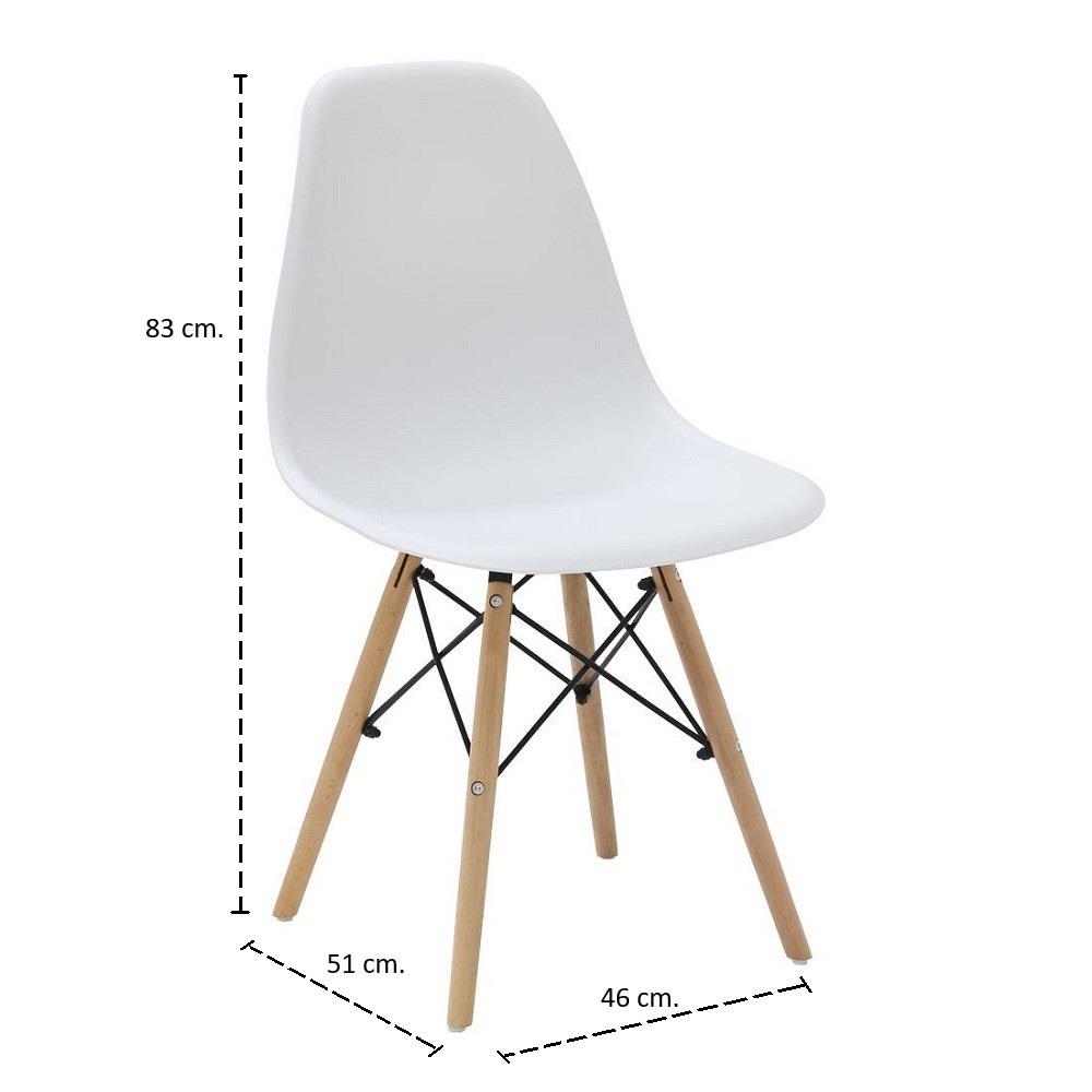 เก้าอี้ทานข้าว SB FURNITURE JOTO 59062922 สีขาว (ชุด 2 ชิ้น)