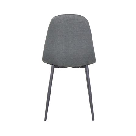 เก้าอี้ทานข้าว SB FURNITURE LALADA 59056197 สีเทาเข้ม (ชุด 2 ตัว)_4
