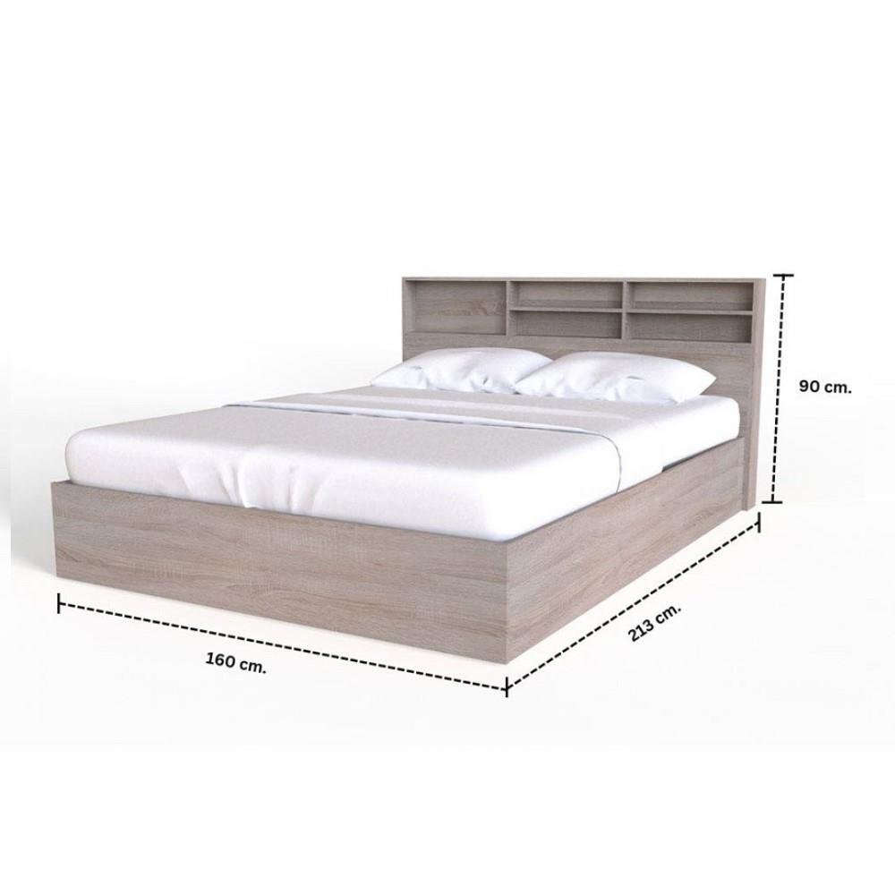 เตียง 5 ฟุต KONCEPT HALEY 19209762 สีโซลิดโอ๊ค