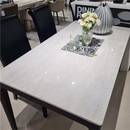 โต๊ะทานข้าว SB FURNITURE HUMAN 19128787 160 ซม. สีขาว_5