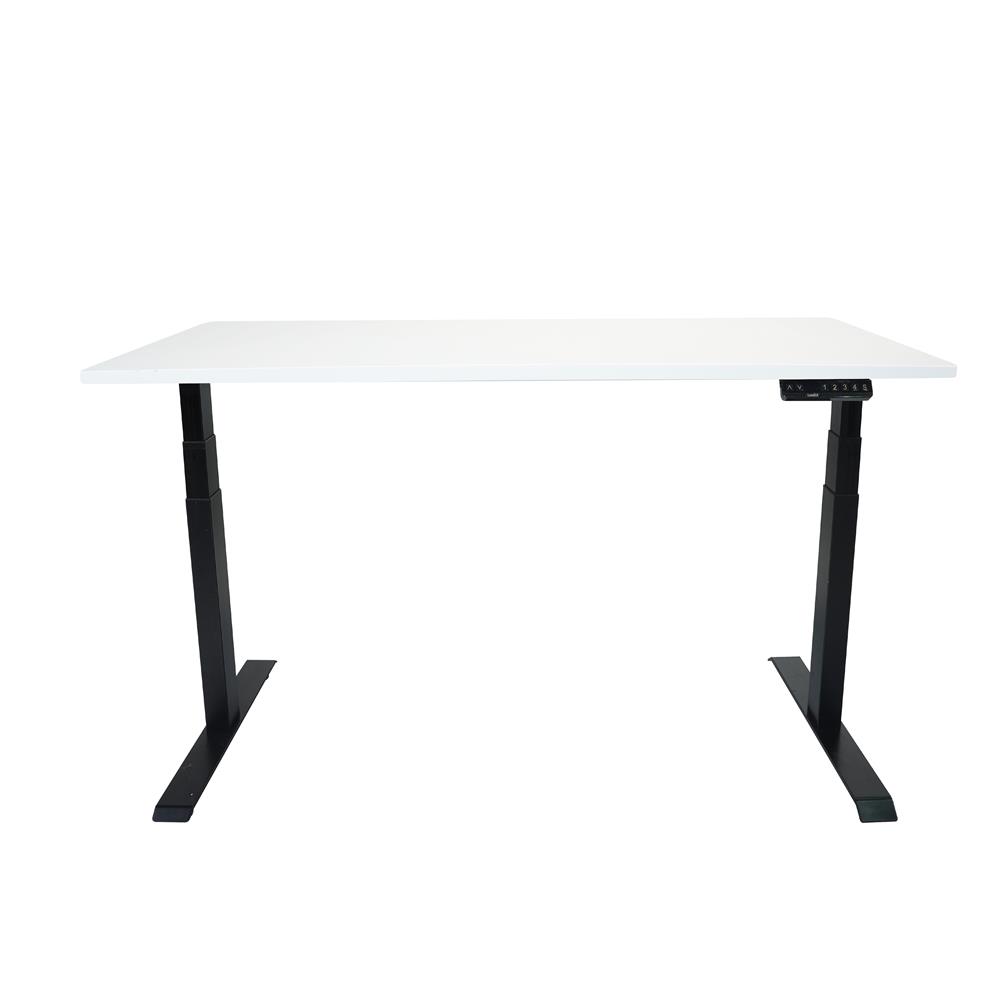โต๊ะเพื่อสุขภาพ BEWELL TBS1-TOP7 120 ซม. สีขาว/ดำ
