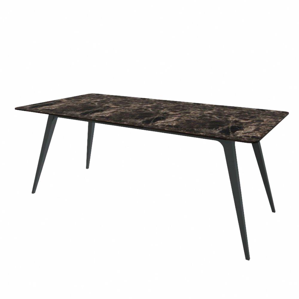 โต๊ะทานข้าว SB FURNITURE FILLET 19126425 200 ซม. สีน้ำตาล