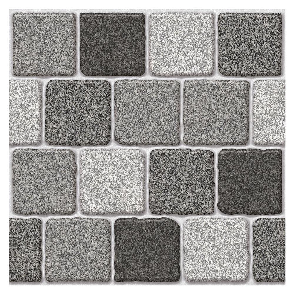 กระเบื้องพื้น 16x16 นิ้ว SOSUCO หินสี่ทิศ มิกซ์-เทา PM 0.96 ตร.ม.