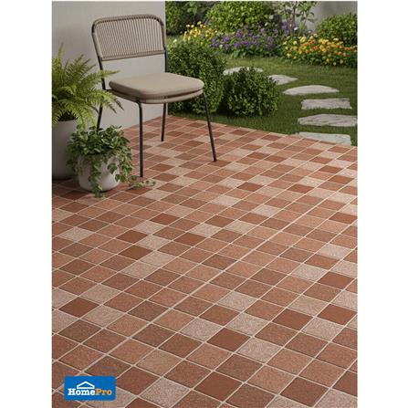 กระเบื้องพื้น 16x16นิ้ว SOSUCO หินสี่ทิศ มิกซ์ น้ำตาล PM 0.96 ตร.ม._4