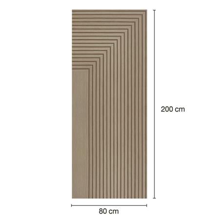ประตูภายในโพลีสไตรีน ไม่เจาะลูกบิด LINEDEKOR 45DEGREE 80x200 ซม. สีบีชด้าน_3