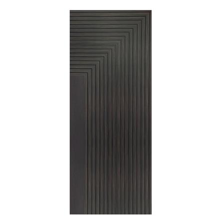 ประตูภายในโพลีสไตรีน ไม่เจาะลูกบิด LINEDEKOR 45DEGREE 70x200 ซม. สีโอ๊ค_0