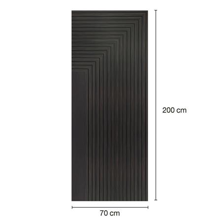 ประตูภายในโพลีสไตรีน ไม่เจาะลูกบิด LINEDEKOR 45DEGREE 70x200 ซม. สีโอ๊ค_3