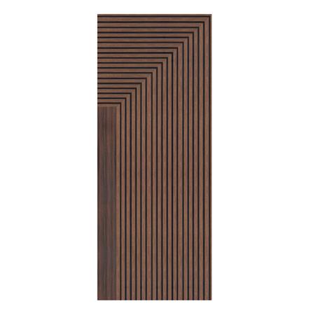 ประตูภายในโพลีสไตรีน ไม่เจาะลูกบิด LINEDEKOR 45DEGREE 70x200 ซม. สีโรสวู้ด_0