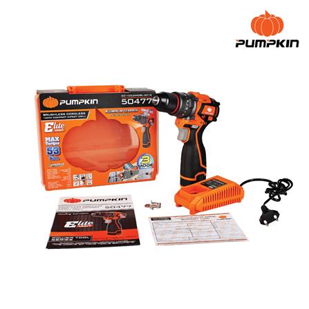 สว่านกระแทกไร้สาย (พร้อมแบตเตอรี่) PUMPKIN 50477 16 โวลต์_3