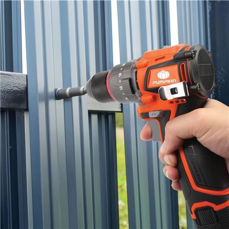 สว่านกระแทกไร้สาย (พร้อมแบตเตอรี่) PUMPKIN 50477 16 โวลต์_5