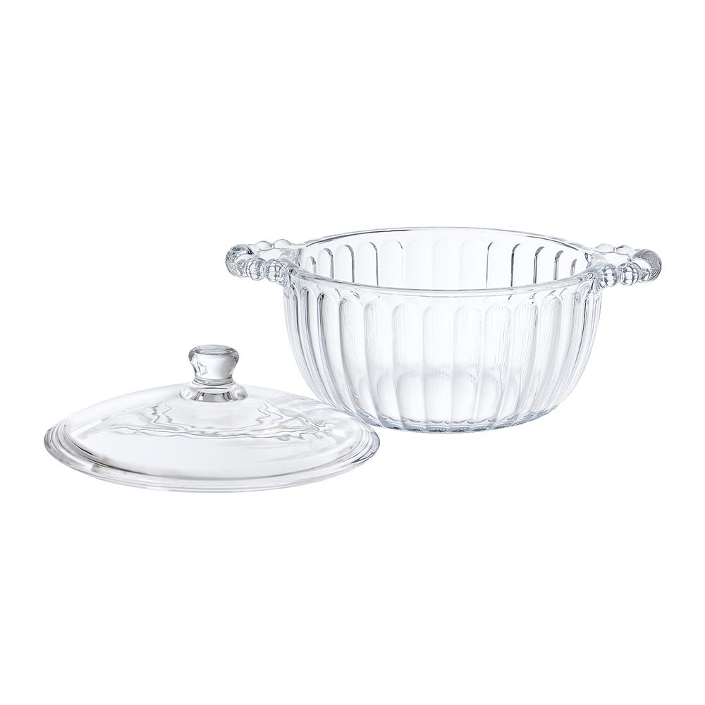 ชามแก้วมีหูพร้อมฝา KECH ROMAN