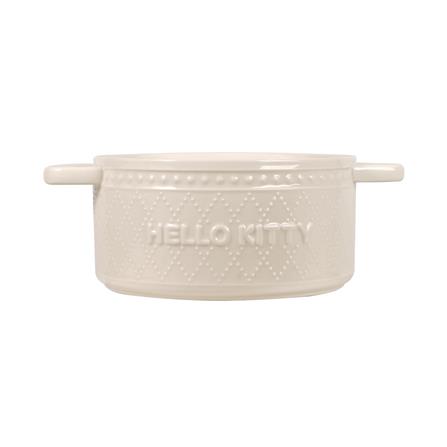 ชามมีหู PORCELAIN 6 นิ้ว FOFO KITTY VINTAGE สีครีม_2