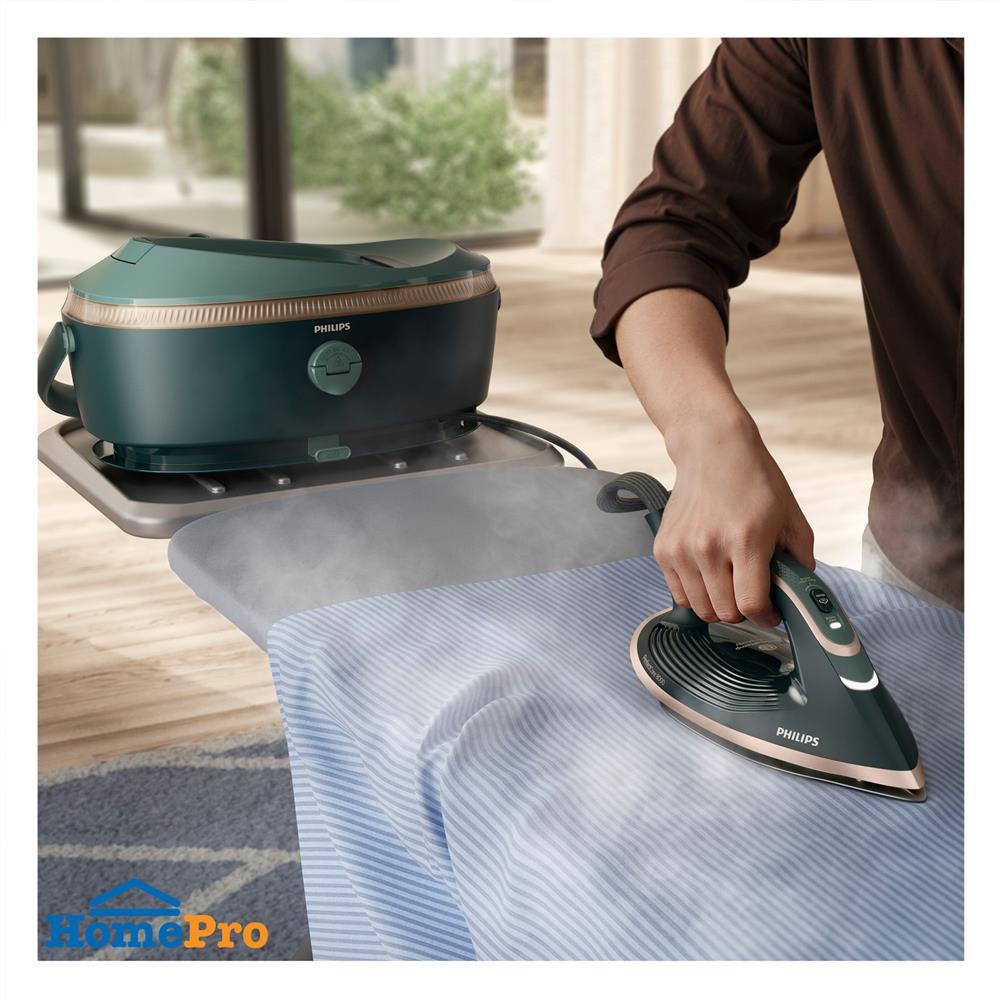 เตารีดแรงดันไอน้ำ PHILIPS PSG8200/70 1.4 ลิตร สีเขียว