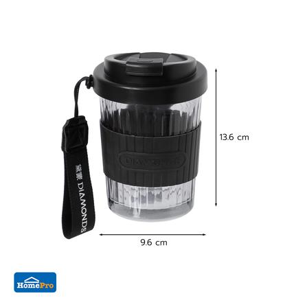 แก้วน้ำพร้อมฝา 500 มล. KECH COOL สีดำ_6