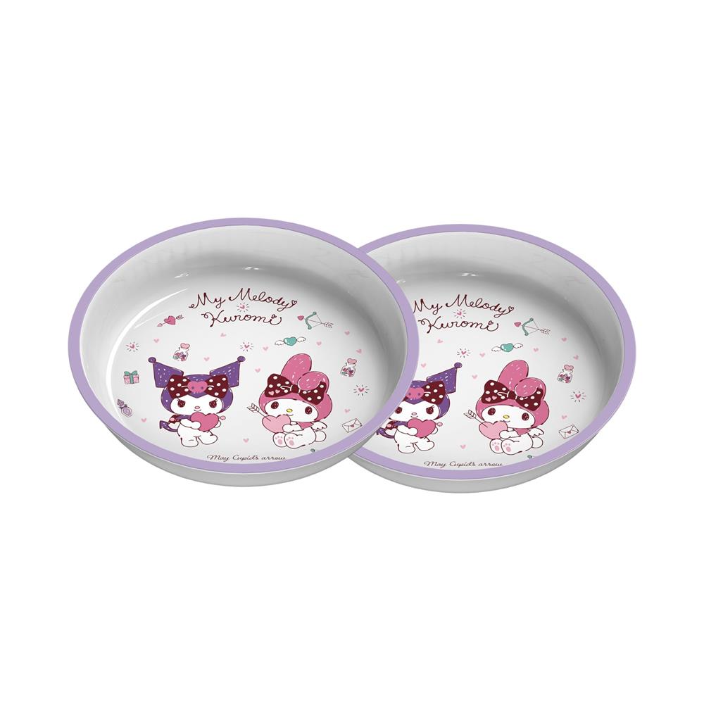 ชุดจานชาม PORCELAIN FOFO MY MELODY & KUROMI (10 ชิ้น)