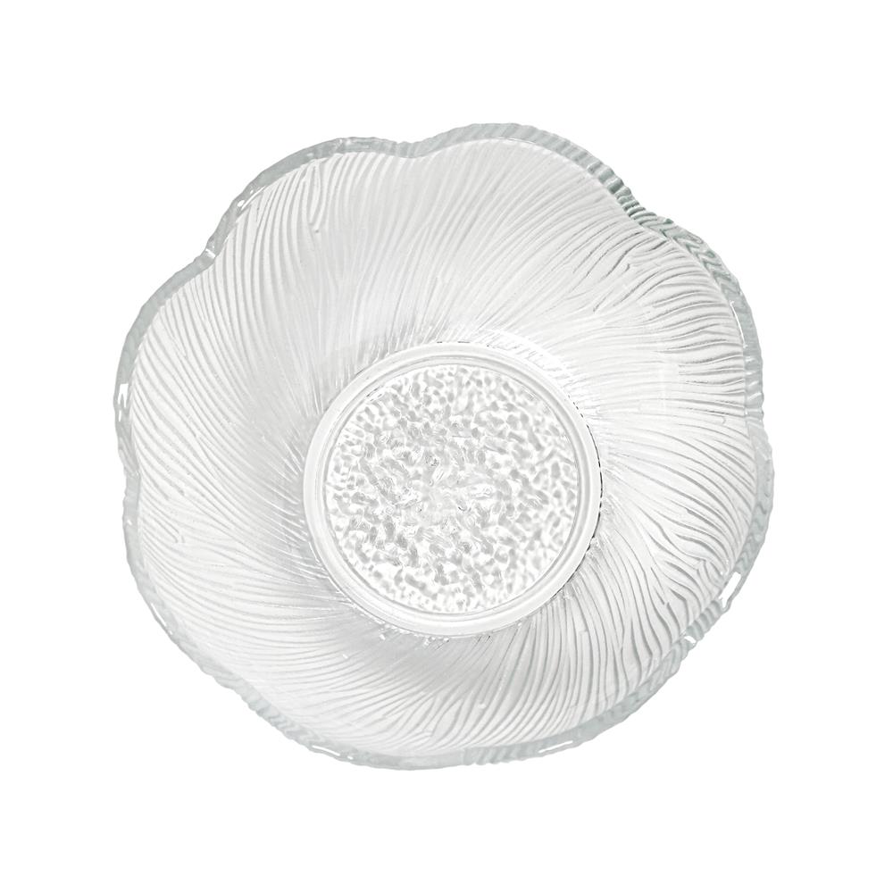 ชามแก้ว 5 นิ้ว KECH FLOWER สีใส