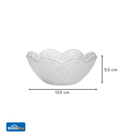 ชามแก้ว 5 นิ้ว KECH FLOWER สีใส_4