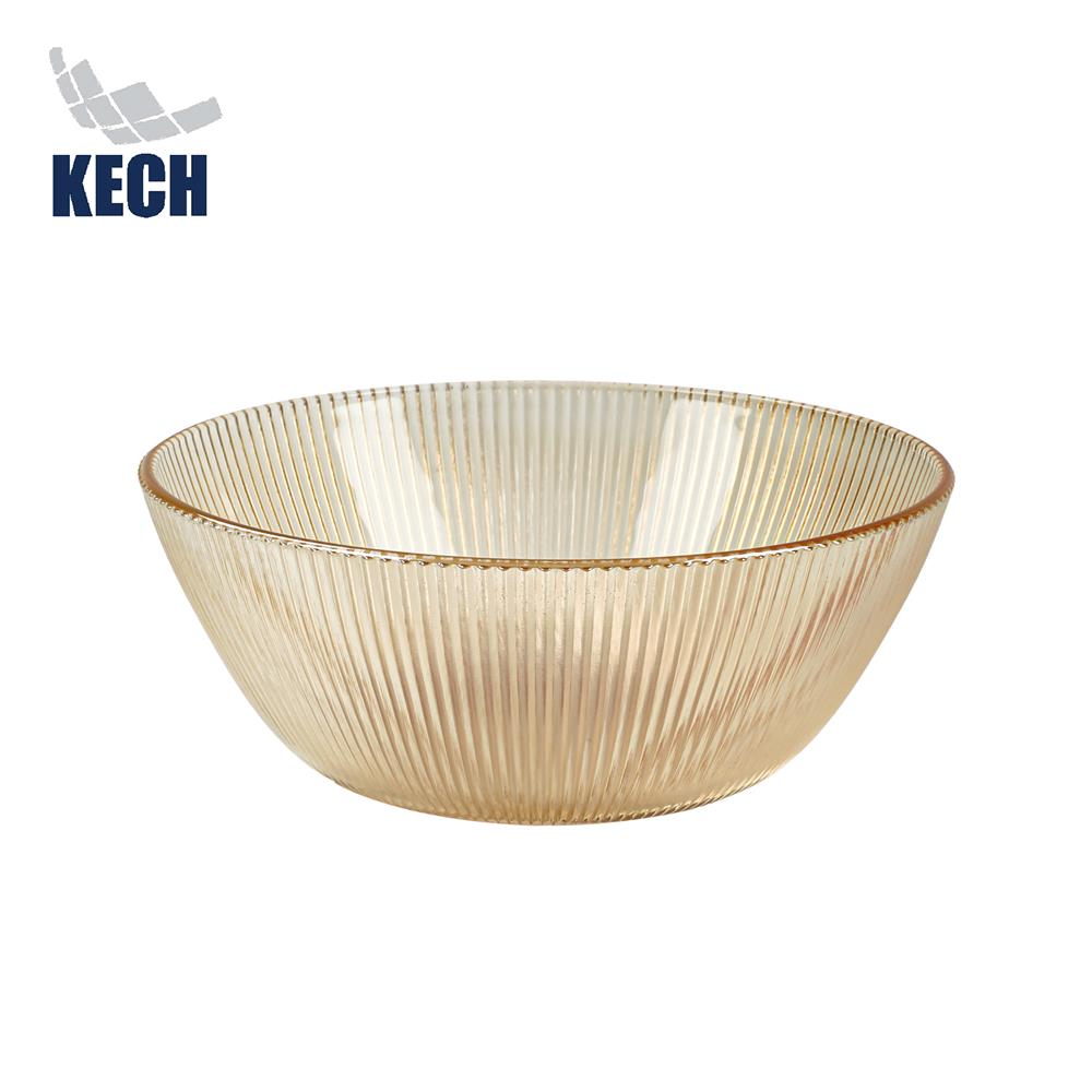 ชามแก้ว 8 นิ้ว KECH OLIVE สีน้ำตาล