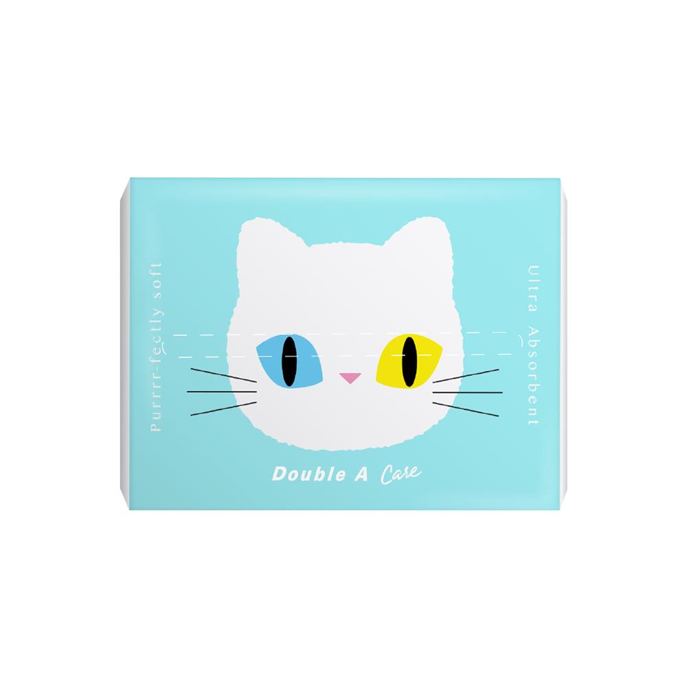 กระดาษเช็ดหน้า DOUBLE A CARE TRAVEL PACK BAN MAEW 60 แผ่น (แพ็ก 3+1)