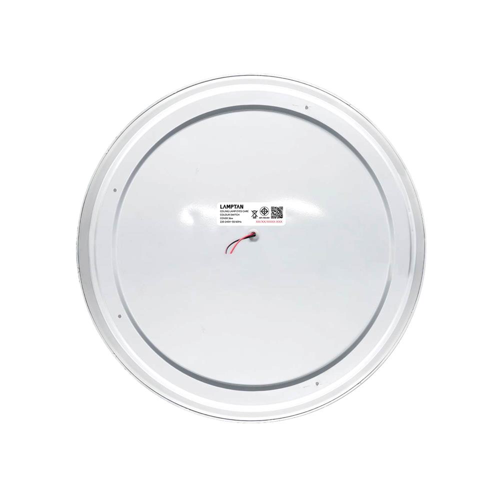 ไฟเพดาน LED LAMPTAN COVER 16 นิ้ว 36 วัตต์ DAYLIGHT/COOL WHITE/WARM WHITE  สีขาว