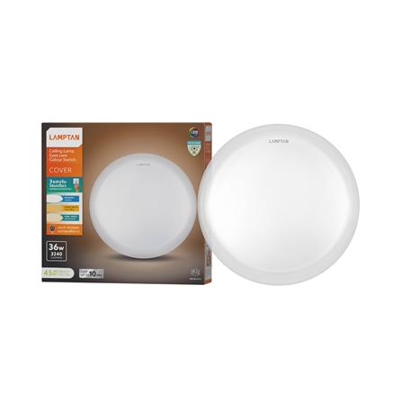 ไฟเพดาน LED LAMPTAN COVER 16 นิ้ว 36 วัตต์ DAYLIGHT/COOL WHITE/WARM WHITE  สีขาว_3