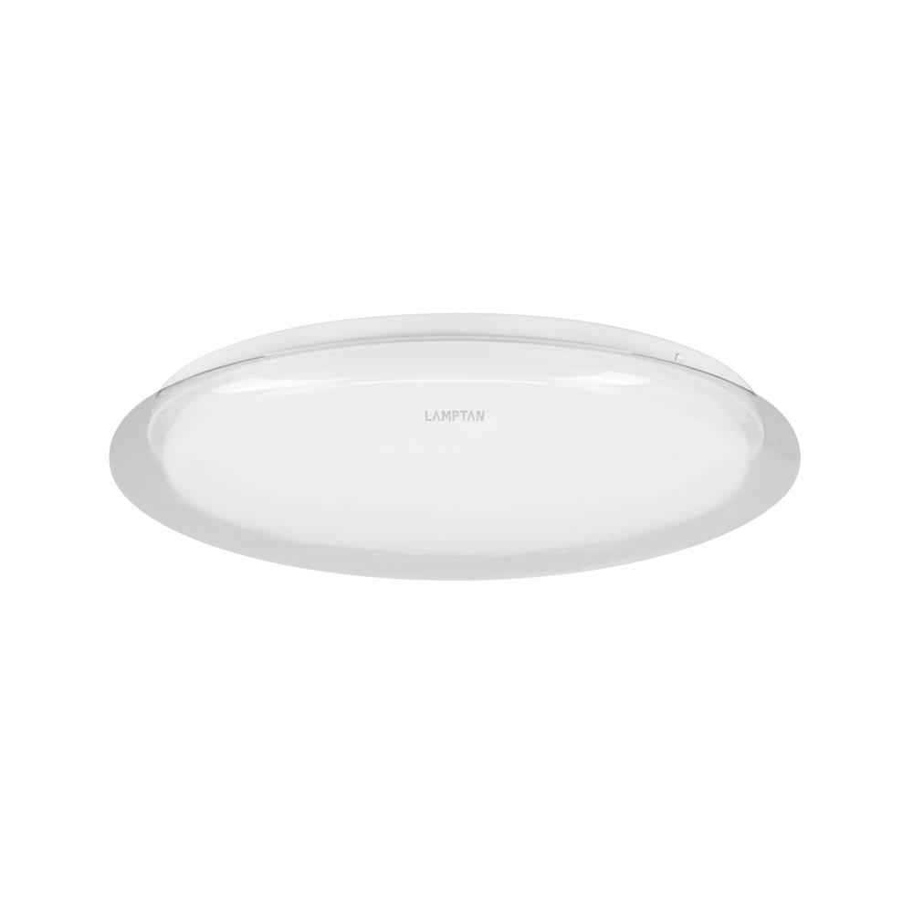 ไฟเพดาน LED LAMPTAN OVERLAY 16 นิ้ว 36 วัตต์ DAYLIGHT/COOL WHITE/WARM WHITE  สีขาว