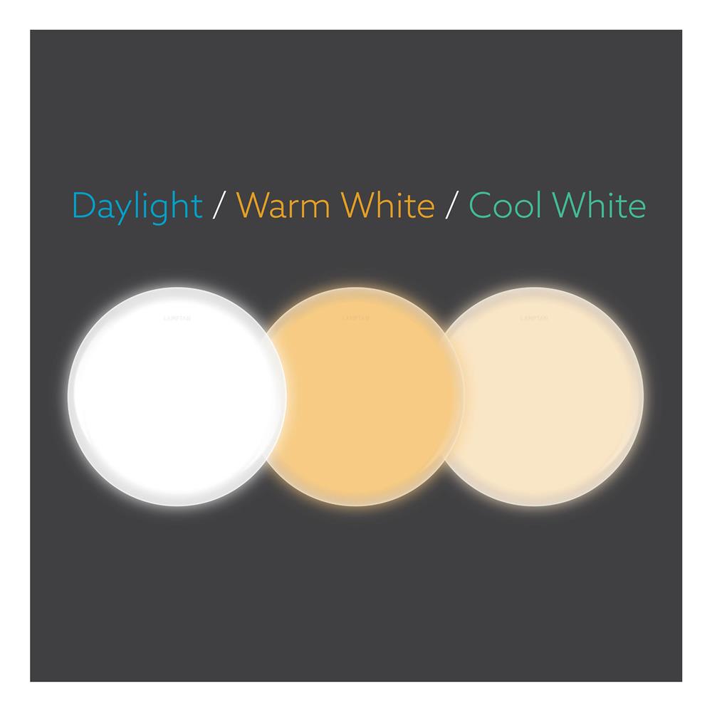 ไฟเพดาน LED LAMPTAN OVERLAY 16 นิ้ว 36 วัตต์ DAYLIGHT/COOL WHITE/WARM WHITE  สีขาว