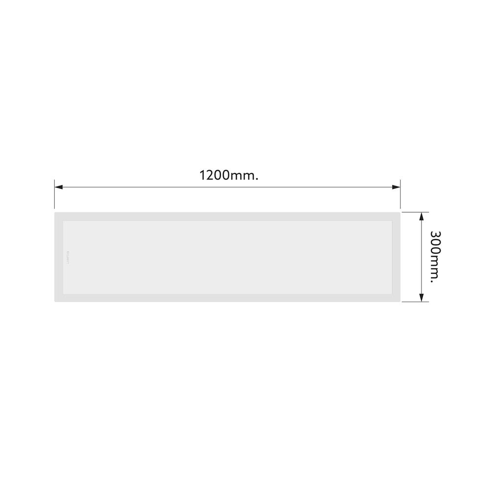โคมติดลอย LED LAMPTAN PANEL ANNEX 42 วัตต์ 30x120 ซม. DAYLIGHT