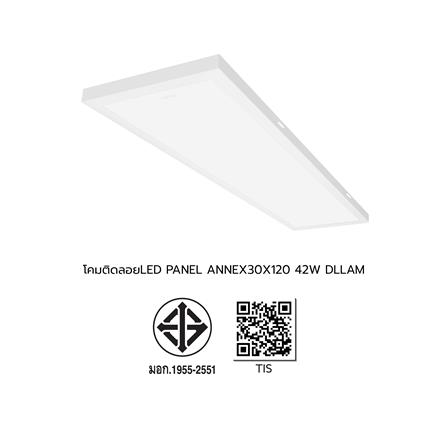 โคมติดลอย LED LAMPTAN PANEL ANNEX 42 วัตต์ 30x120 ซม. DAYLIGHT_12