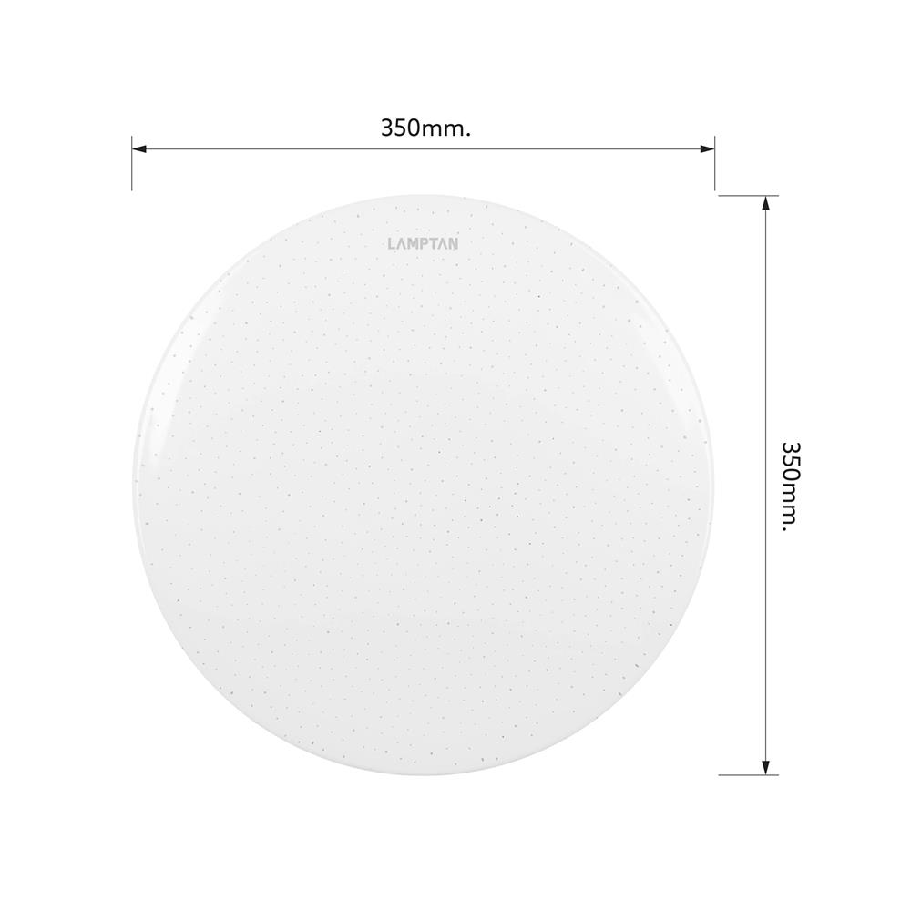 ไฟเพดาน LED LAMPTAN LUX4 14 นิ้ว 26 วัตต์ DAYLIGHT สีขาว (แพ็ก 4 ชิ้น)