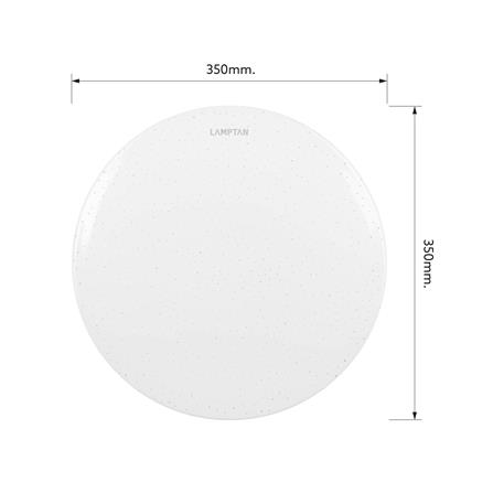 ไฟเพดาน LED LAMPTAN LUX4 14 นิ้ว 26 วัตต์ DAYLIGHT สีขาว (แพ็ก 4 ชิ้น)_6