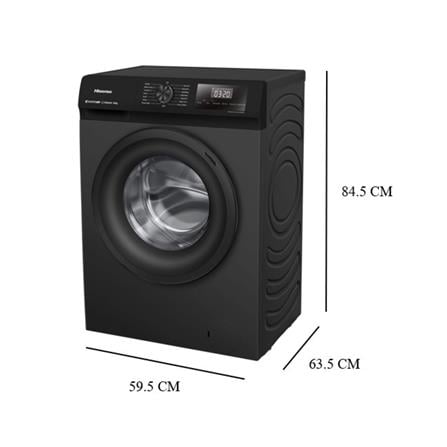 เครื่องซักผ้าฝาหน้า HISENSE WF120N1 12 กก. 1200RPM อินเวอร์เตอร์ สีดำ_5