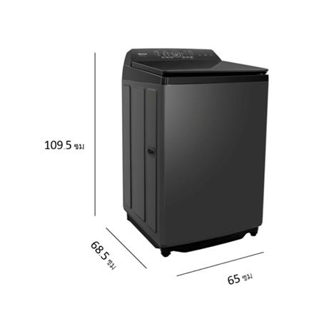 เครื่องซักผ้าฝาบน HISENSE WT190Q20 19 กก. สีดำ_6