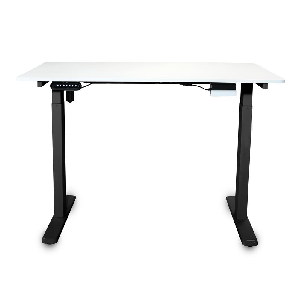 โต๊ะปรับระดับไฟฟ้า BEWELL TBS6-TOP7 120 ซม. สีขาว/ดำ