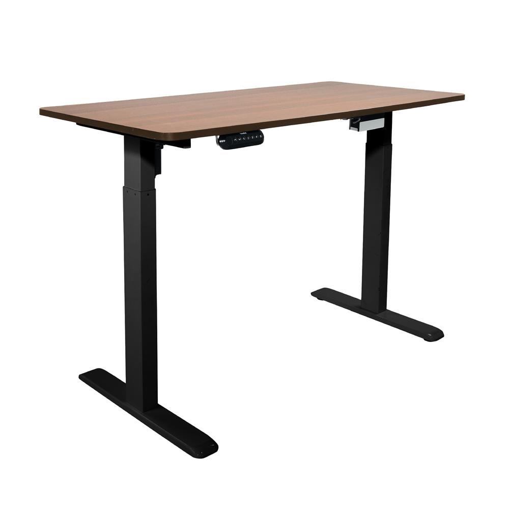 โต๊ะปรับระดับไฟฟ้า BEWELL TBS6-TOP6 100 ม. สีวอลนัท/ดำ