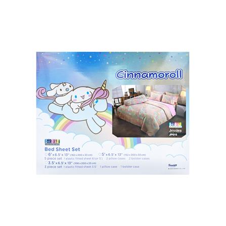 ชุดผ้าปูที่นอน 5 ฟุต (ชุด 5 ชิ้น) JESSICA CINNAMOROLL 21074-JP015_3