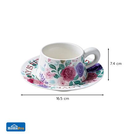 ถ้วยหู PORCELAIN 280 มล. KECH GARDEN_1