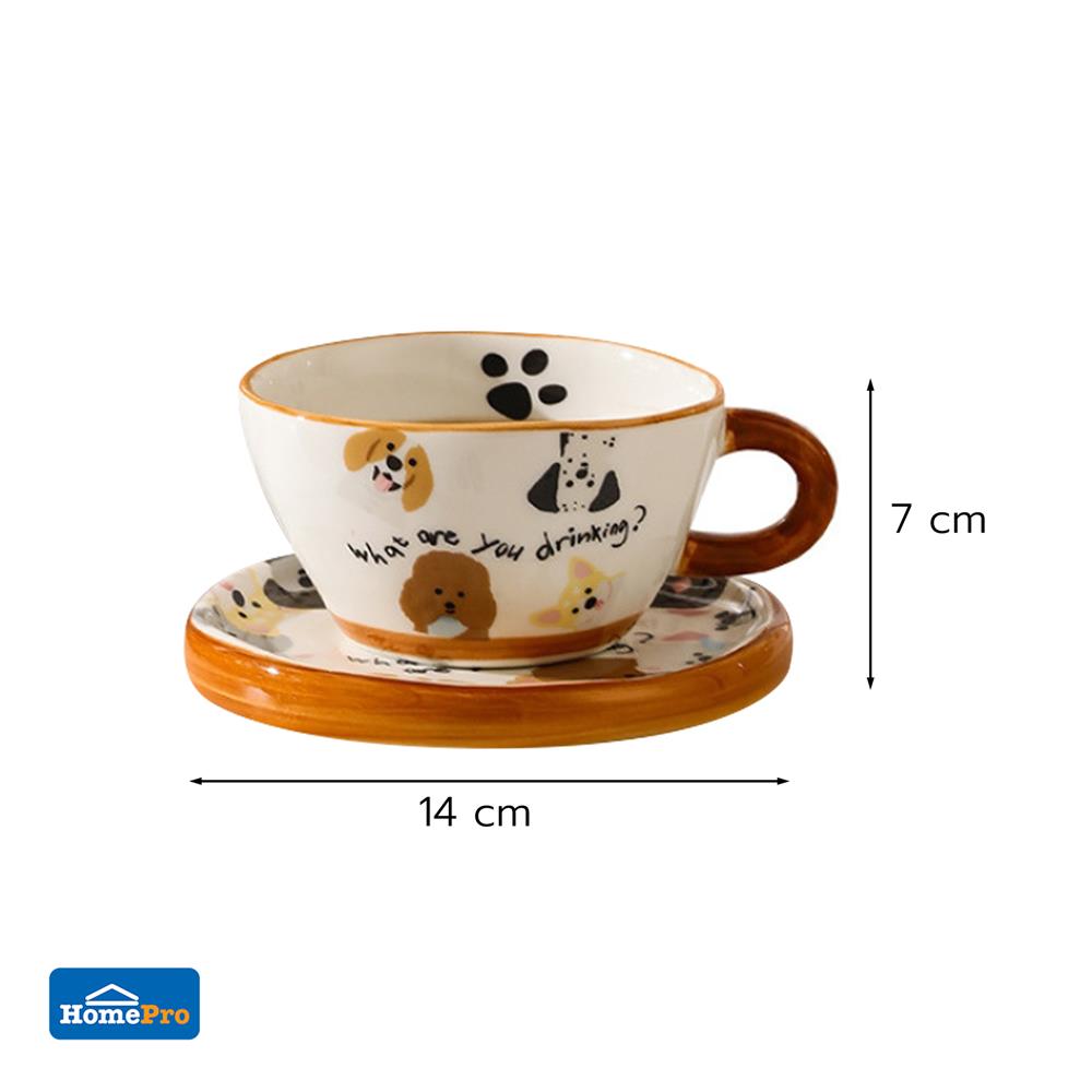 ถ้วยหู PORCELAIN 250 มล. KECH PUPPY