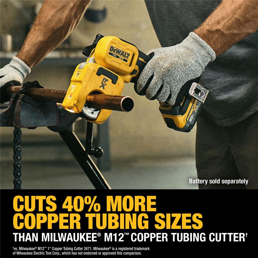 เครื่องตัดท่อทองแดงไร้สาย (เฉพาะตัวเครื่อง) DEWALT DCE154B 20 โวลต์