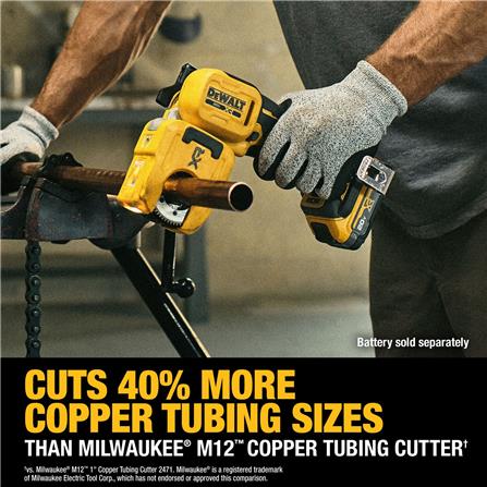 เครื่องตัดท่อทองแดงไร้สาย (เฉพาะตัวเครื่อง) DEWALT DCE154B 20 โวลต์_10
