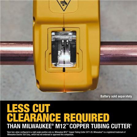 เครื่องตัดท่อทองแดงไร้สาย (เฉพาะตัวเครื่อง) DEWALT DCE154B 20 โวลต์_12