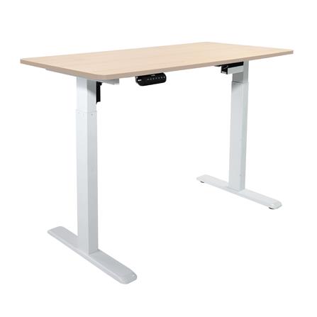 โต๊ะปรับระดับไฟฟ้า BEWELL TBS06-TOP10 100 ซม. สีโอ๊ค/ขาว_0