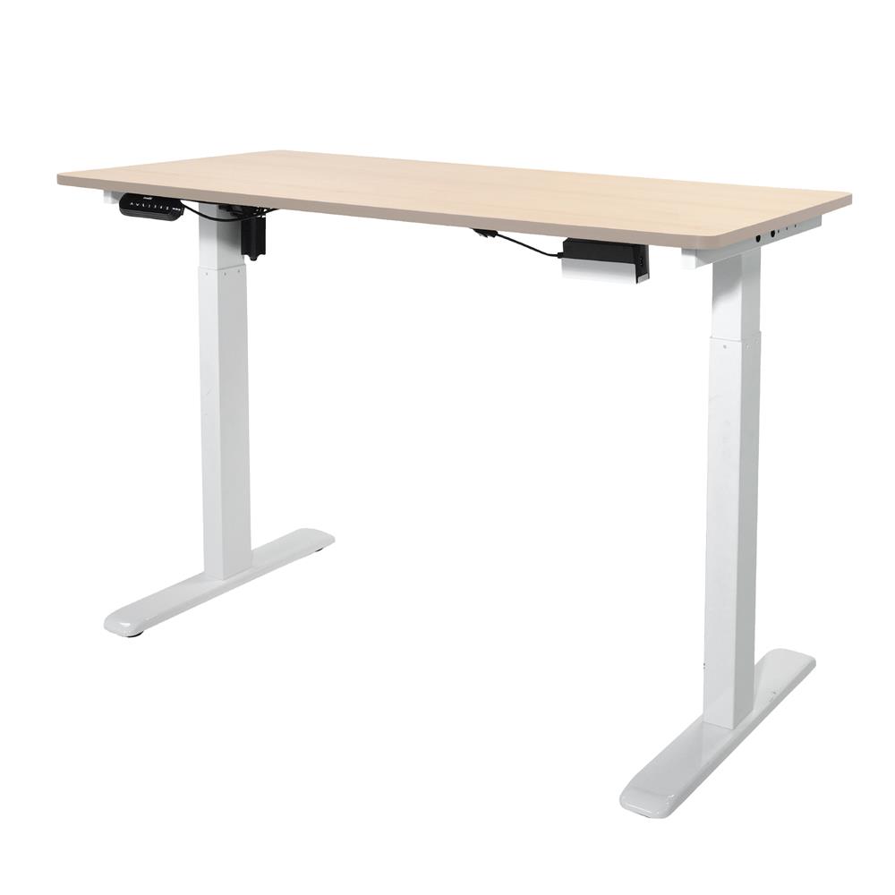 โต๊ะปรับระดับไฟฟ้า BEWELL TBS06-TOP10 120 ซม. สีโอ๊ค/ขาว