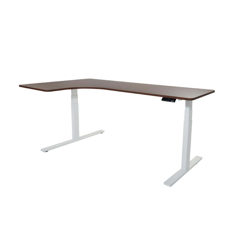 โต๊ะปรับระดับไฟฟ้า BEWELL TBS2-TOP9 160 ซม. สีวอลนัท/ขาว