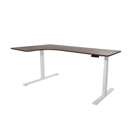 โต๊ะปรับระดับไฟฟ้า BEWELL TBS2-TOP9 160 ซม. สีวอลนัท/ขาว_0