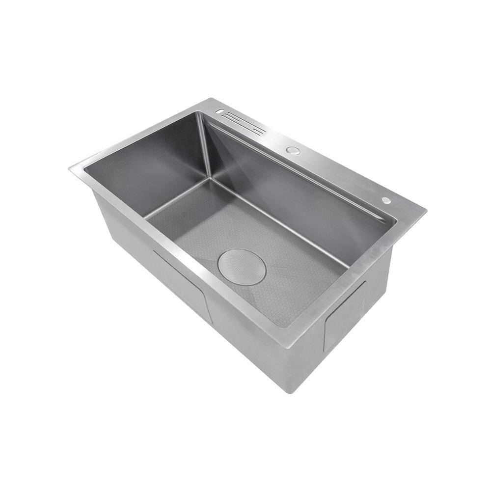 ซิงค์ฝัง 1 หลุม + ก๊อกซิงค์ AXIA EXPERTISE 8250 SILVER + NIAGARA MATTE SATIN