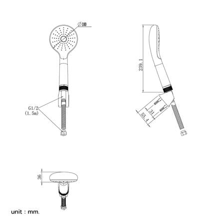 ฝักบัวสายอ่อน AMERICAN STANDARD A-5273-WIZ_4
