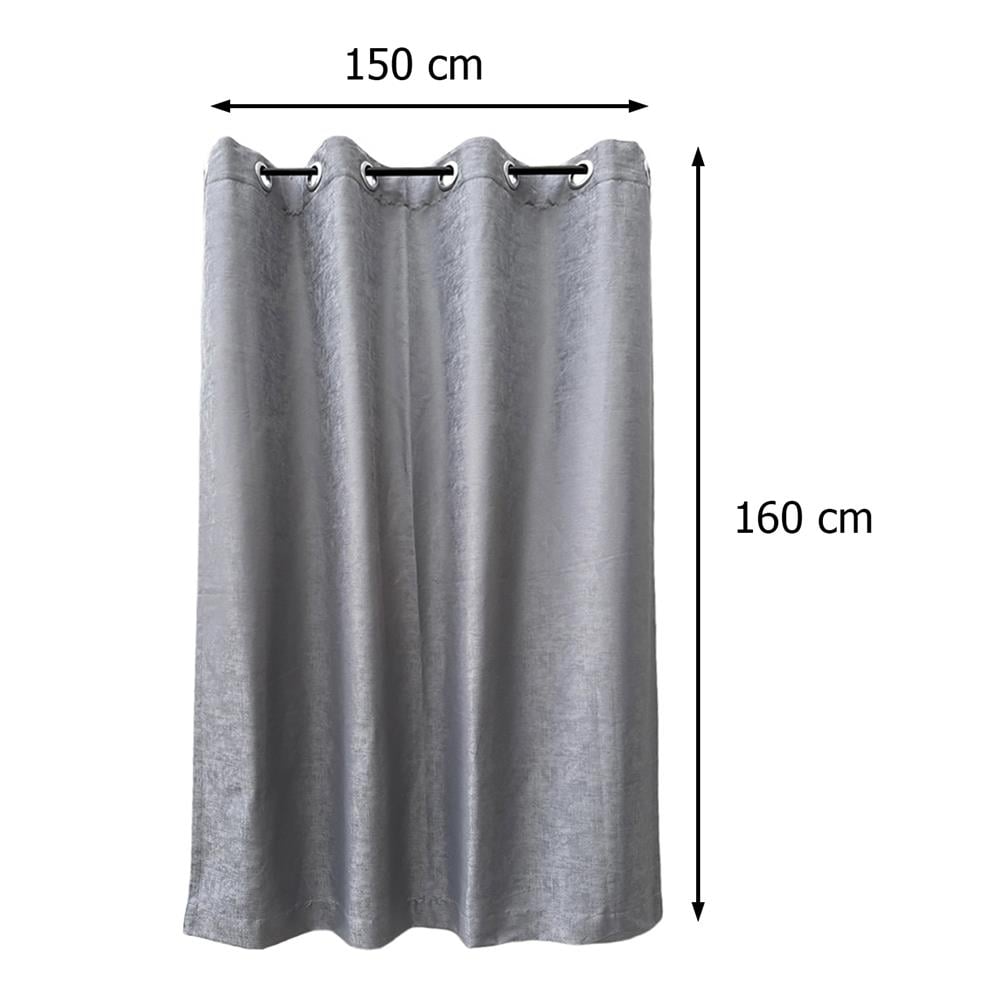 ผ้าม่าน EYELET HOME LIVING STYLE ELLA UV 150x160 ซม. สีเทา