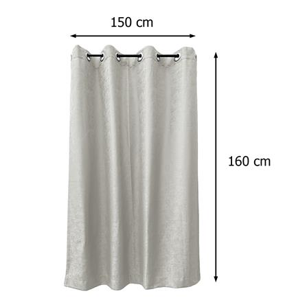 ผ้าม่าน EYELET HOME LIVING STYLE ELLA UV 150x160 ซม. สีครีม_5