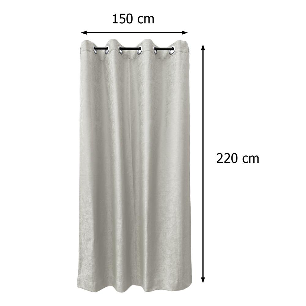 ผ้าม่าน EYELET HOME LIVING STYLE ELLA UV 150x220 ซม. สีครีม